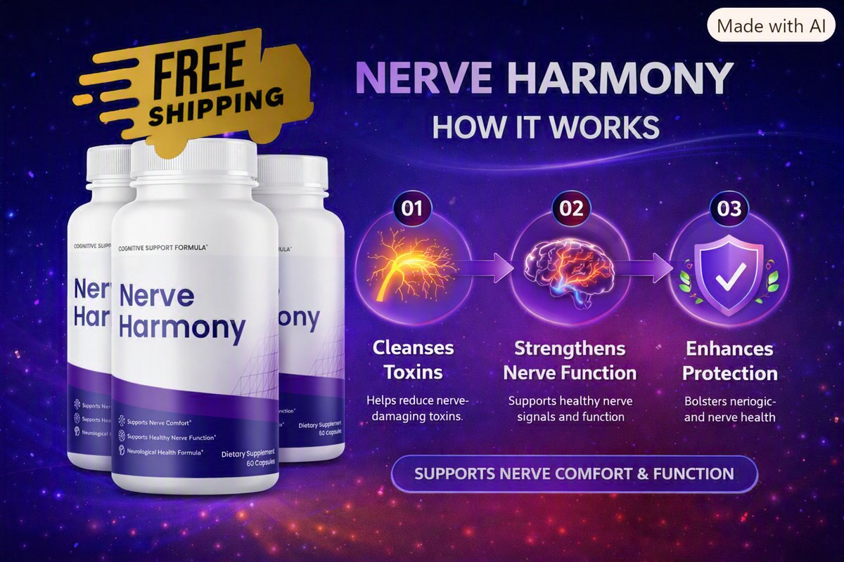 NerveHarmony supports nerve comfort and neurological balance